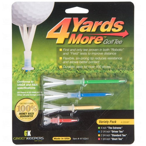 ProActive Sports 4 Yards More Golf Tee Variety Pack